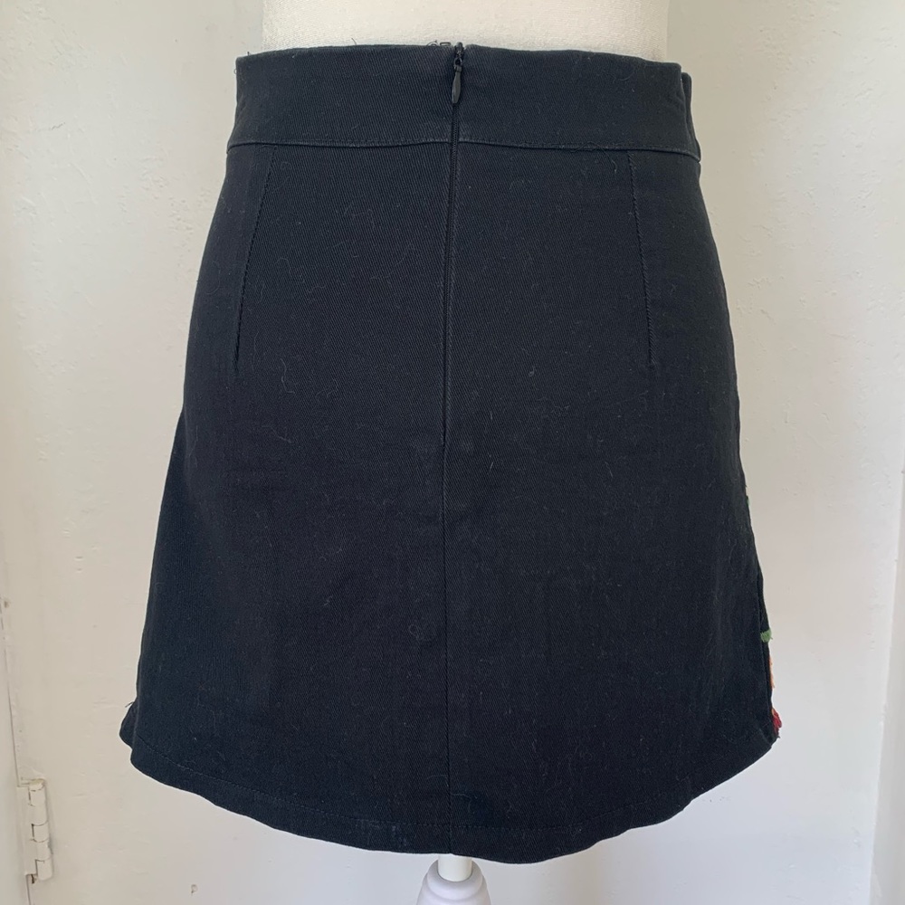 Lulu’s Black Embroidered Mini Skirt - Picture 3 of 6